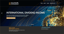 Desktop Screenshot of europacificfunds.com